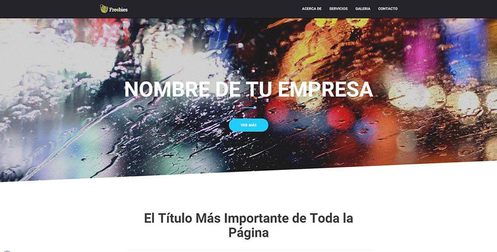 Freebies - Diseño de Paginas Web Gratis